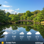 스이젠지 공원 날씨 이미지
